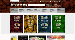 Desktop Screenshot of lovebrewing.co.uk